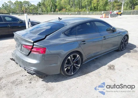 2023 Audi S5 Sportback Premium Plus Tfsi Quattro Tiptronic из США, поврежденный, VIN WAUC4CF56PA066589